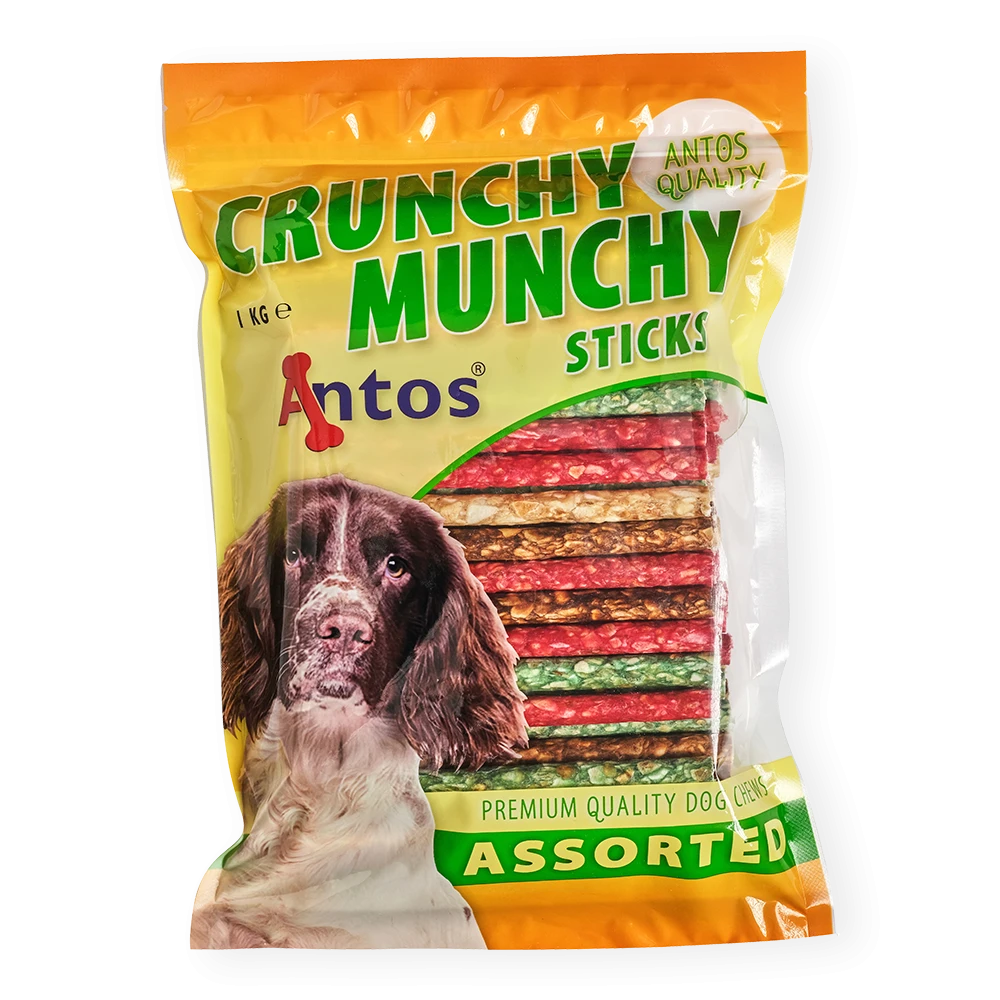 Antos Crunchy Munchy Sticks 5" 10 mm Assorti Antos
