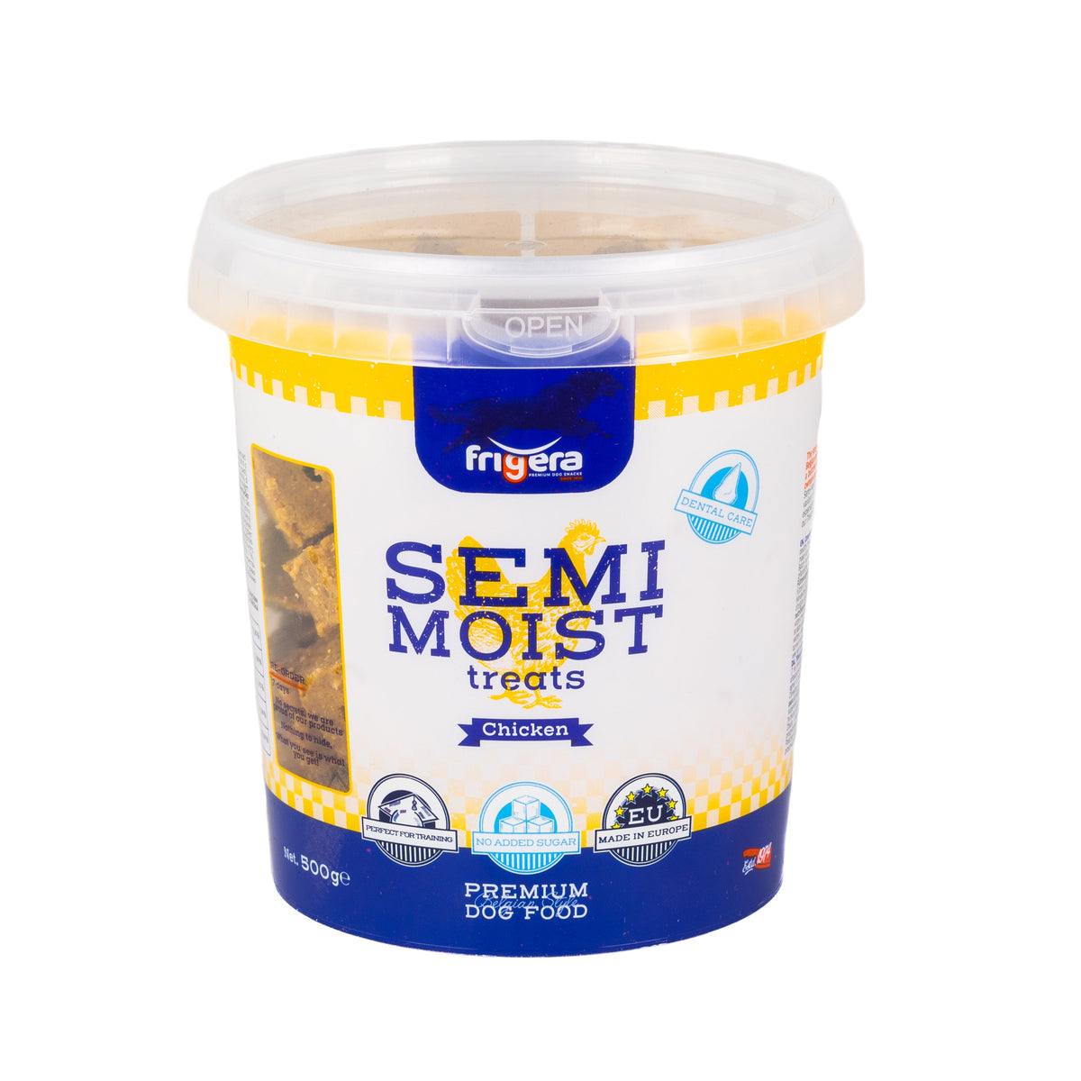 Frigera Semi-Moist Treats Chicken 500 g - Zachte Hondenbeloning Frigera