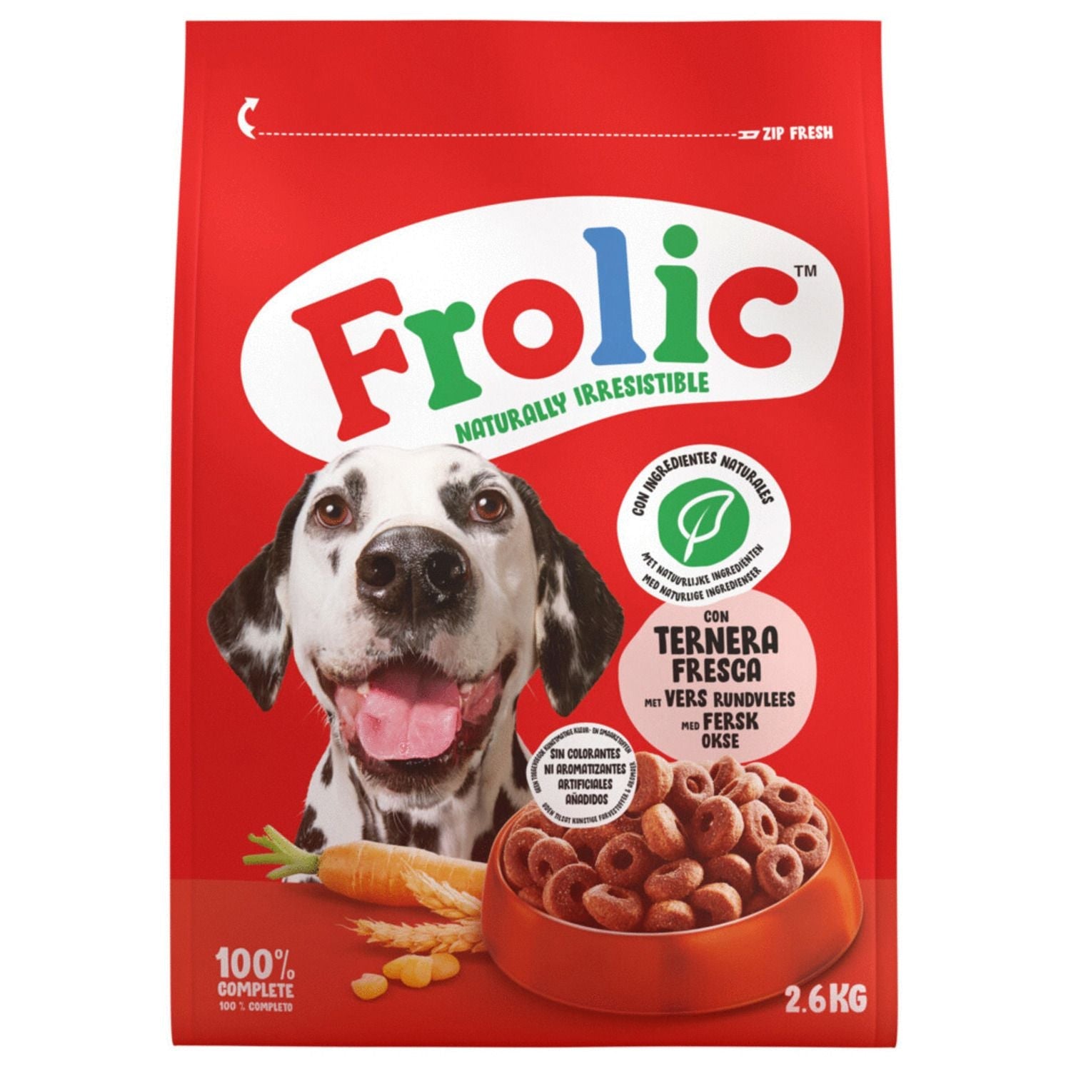 Frolic Droog Rund Hondenvoer - Smaakvolle Ringetjes Frolic