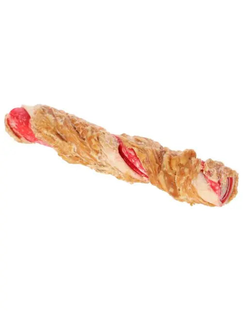 Runder Kauwstick - Hondensnacks - Kip 18 cm 90 g per stuk Wico-Diervoeding