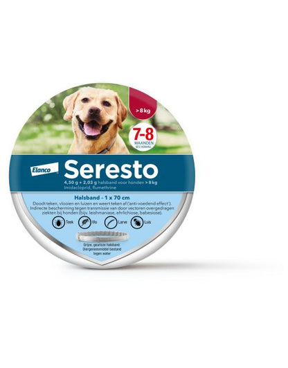 Seresto Teken- En Vlooienband Large - Anti tekenmiddel - per stuk Seresto
