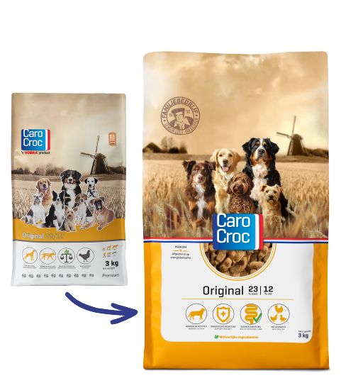 Carocroc Original Vlees&Gevogelte&Rijst - Hondenvoer - Wico-Diervoeding
