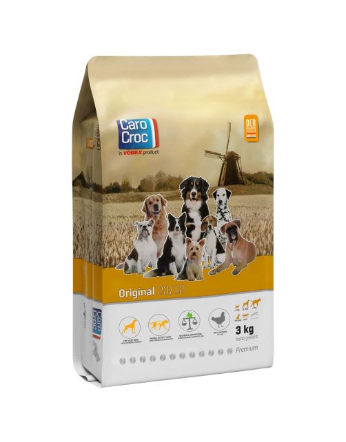 Carocroc Original Vlees&Gevogelte&Rijst - Hondenvoer - Wico-Diervoeding
