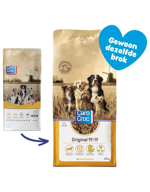 Carocroc Original Vlees&Gevogelte&Rijst - Hondenvoer - Wico-Diervoeding