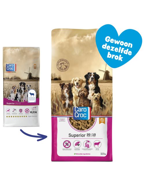 Carocroc Superior Lam&Rijst&Bieten - Hondenvoer Caro croc