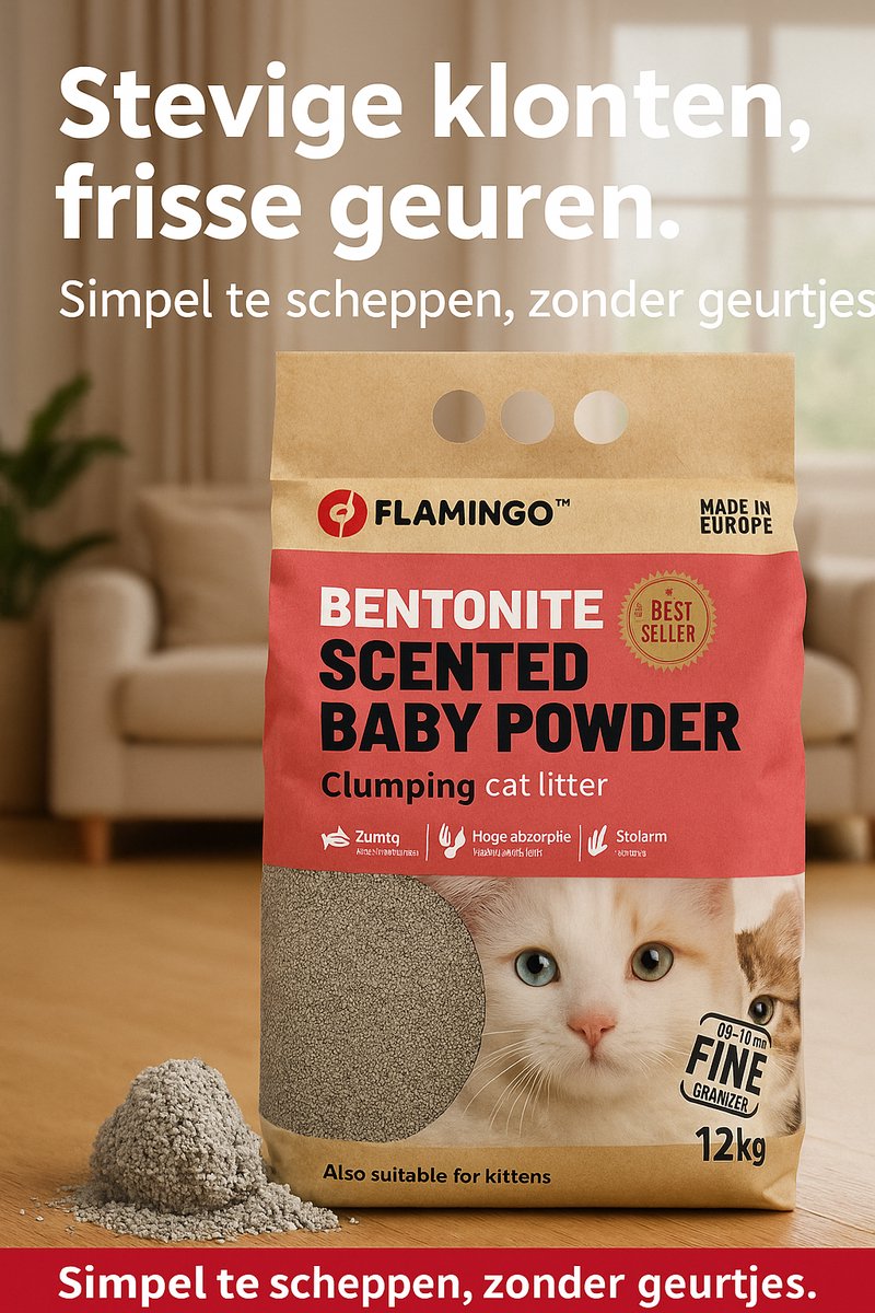 Babypowder flamingo Wico-Diervoeding