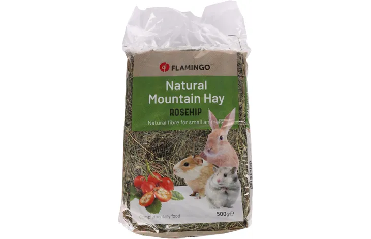 Flamingo snack berghooi met rozenbottel 500 gram Flamingo