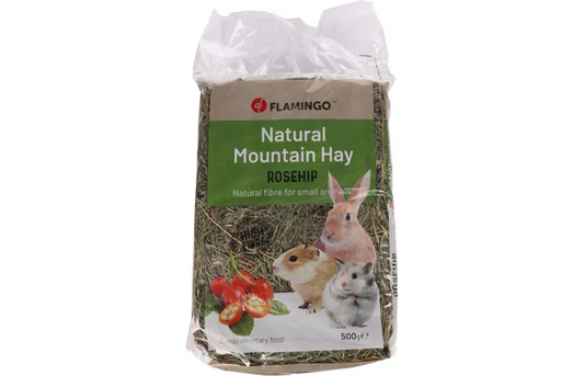 Flamingo snack berghooi met rozenbottel 500 gram Flamingo