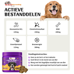 Wico Hip & Joints Support voor Honden – 100 Kauwtabletten | Gewrichten & Mobiliteit | 300g Wico-Diervoeding