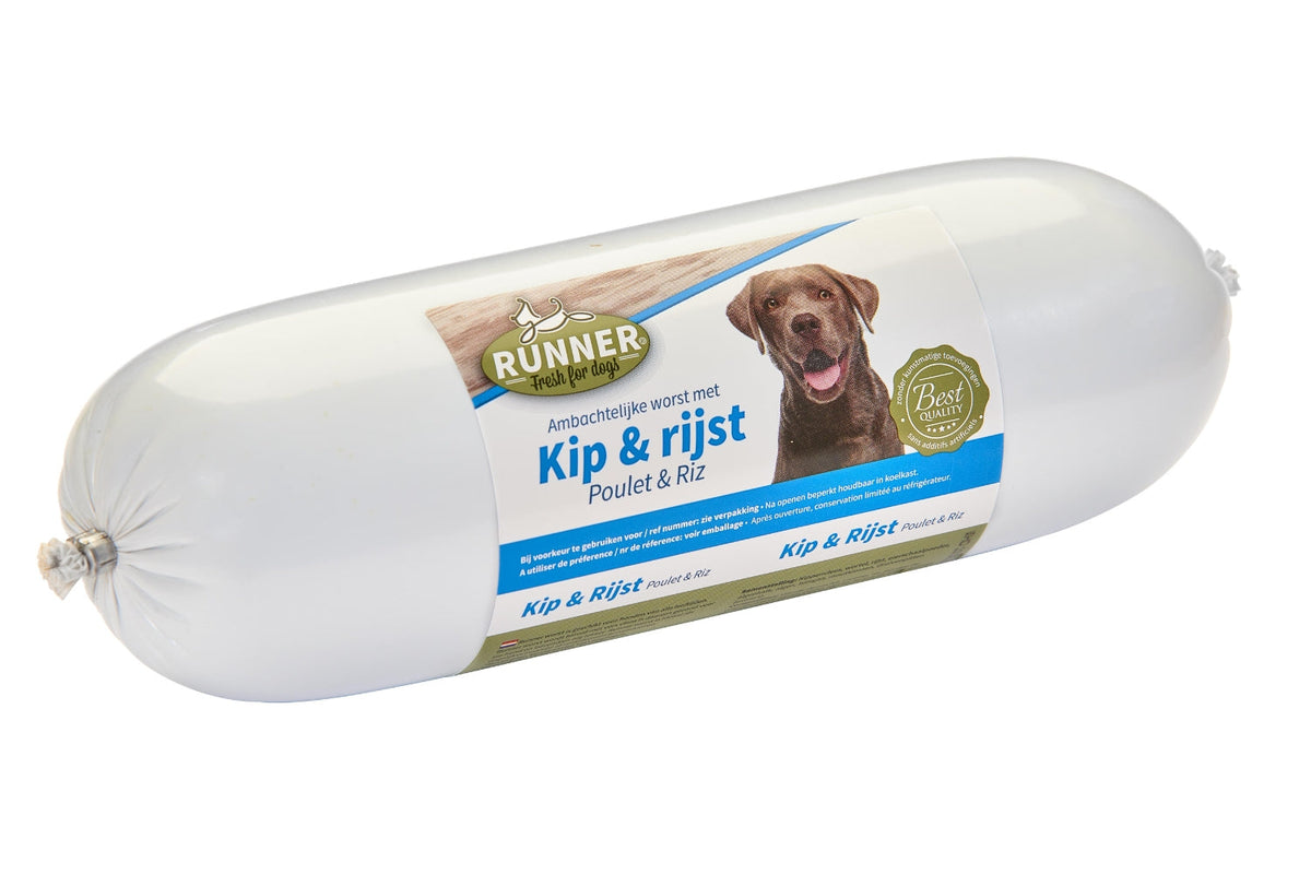 Runner Ambachtelijke houdbare worst Kip & Rijst – 800gram Runner