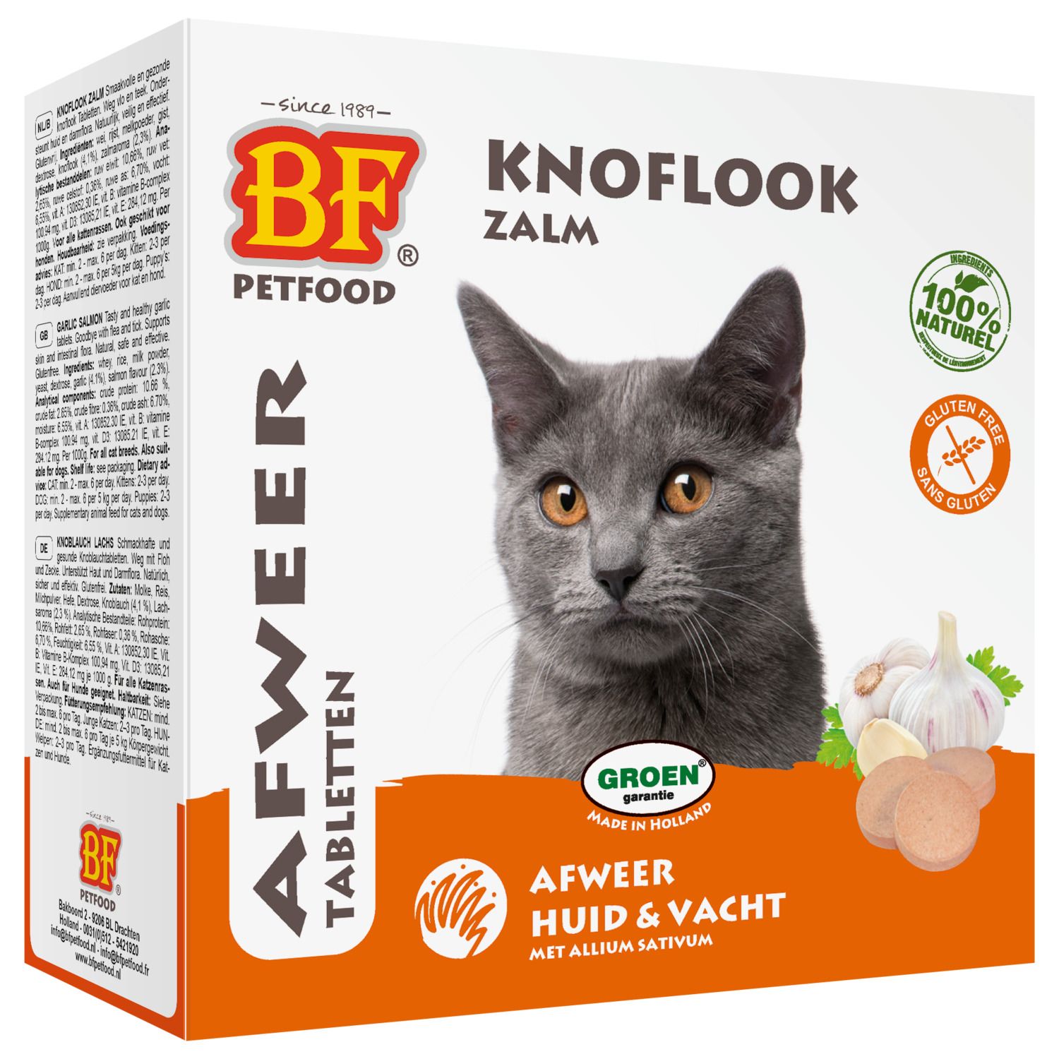 Bf Snoepje Anti-Vlo 100 stuks - Kattensnack - Zalm Biofood