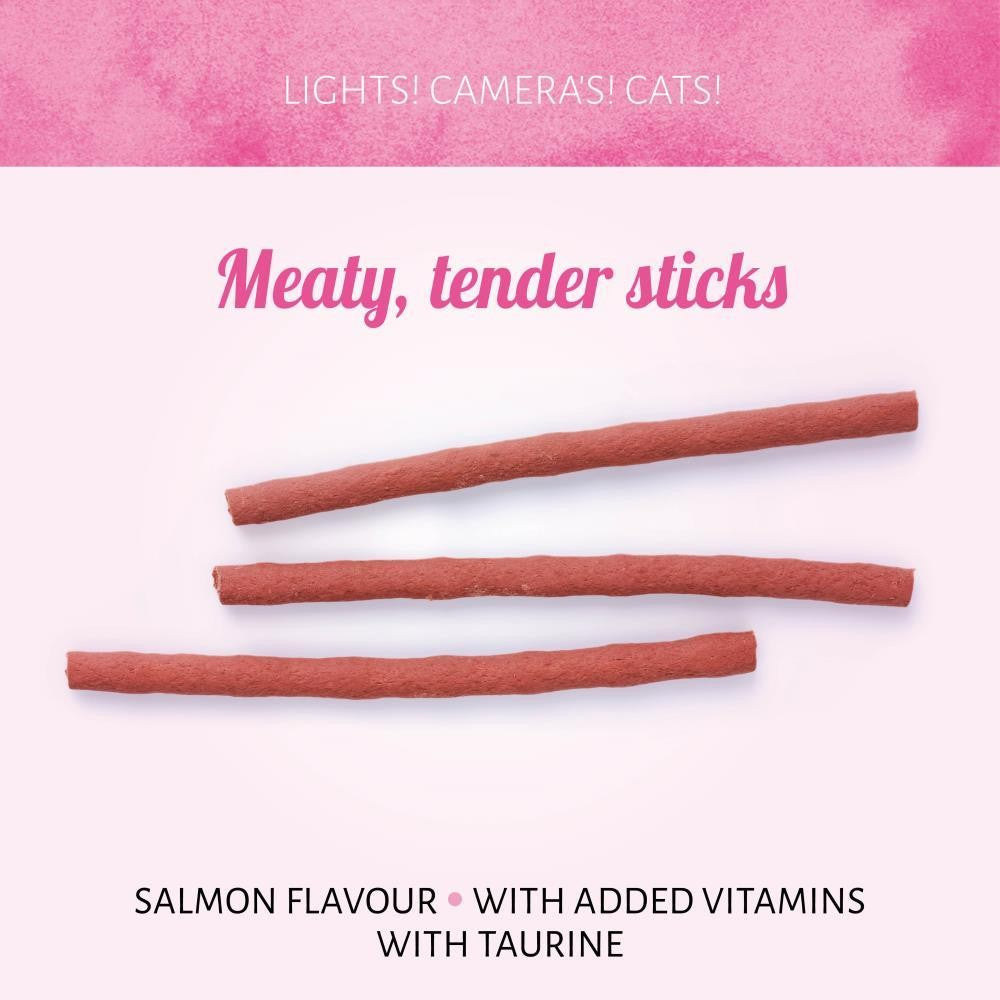 Antos Cat Soft Sticks Madame Zalm & Forel (6 stuks) - Graanvrije Kattensnack Antos