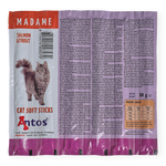 Antos Cat Soft Sticks Madame Zalm & Forel (6 stuks) - Graanvrije Kattensnack Antos
