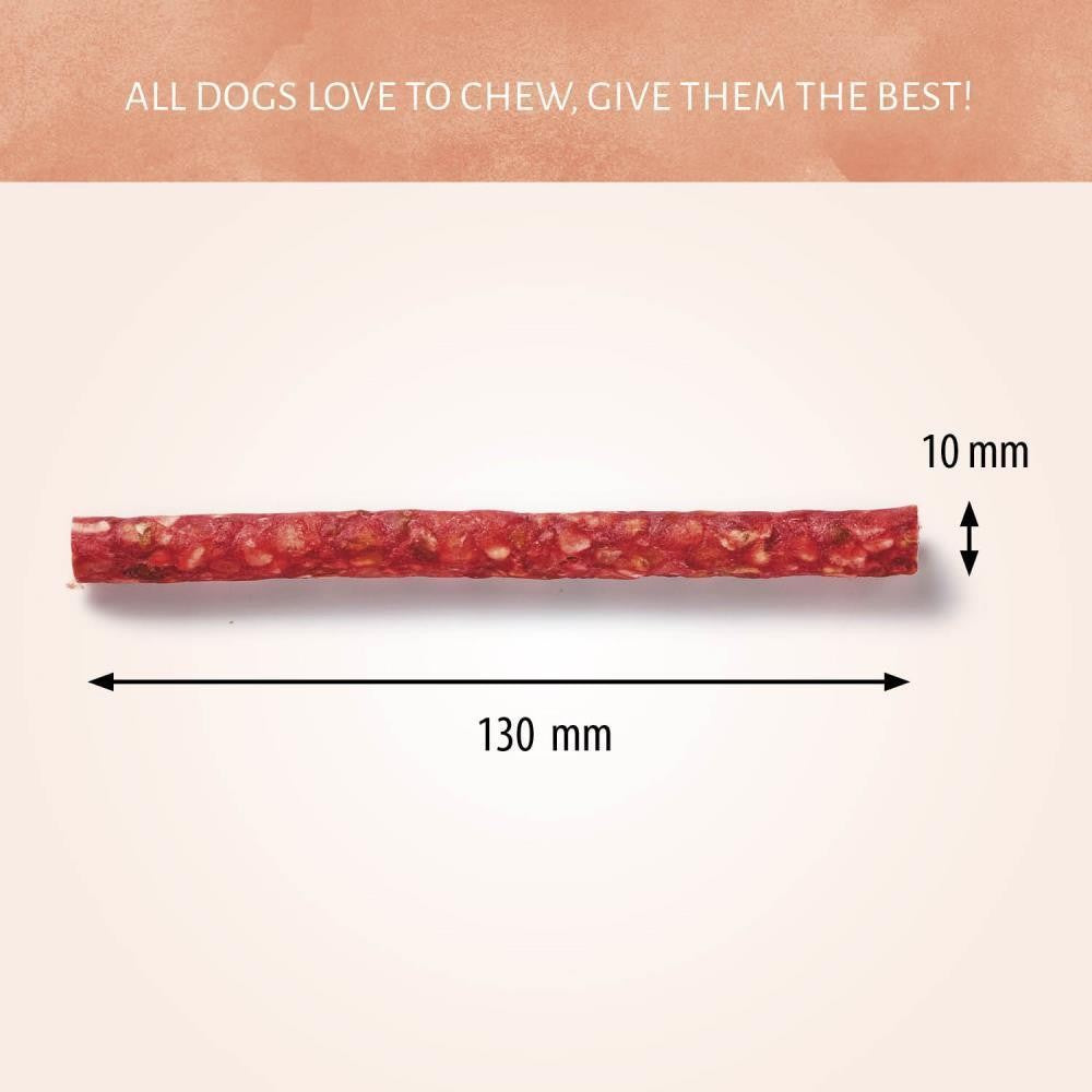 Antos Crunchy Munchy Sticks 5" 10 mm Rood Antos