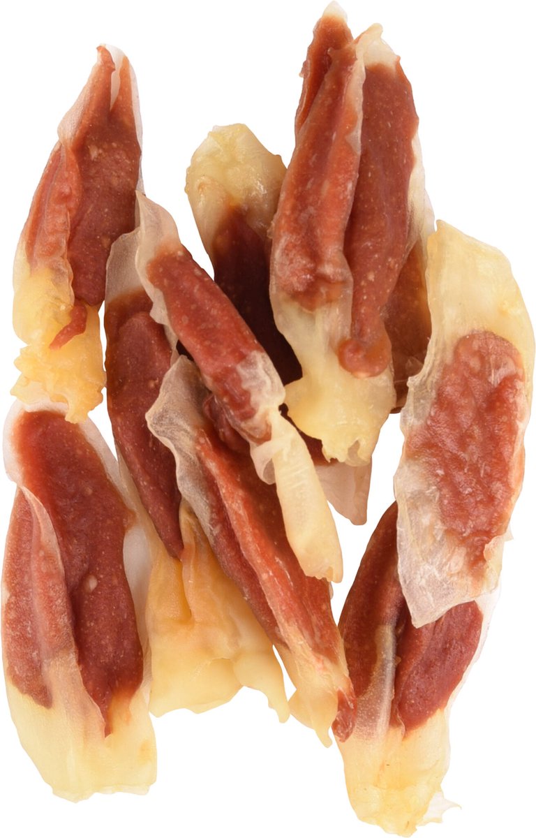 Flamingo Hapki Konijnenoor met Eend 85 gr - Graanvrije Hondensnack Flamingo