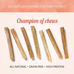 Antos Geperste Staaf 10" 20 mm - Extra Harde Kauwstaaf Runderhuid Wico Diervoeding