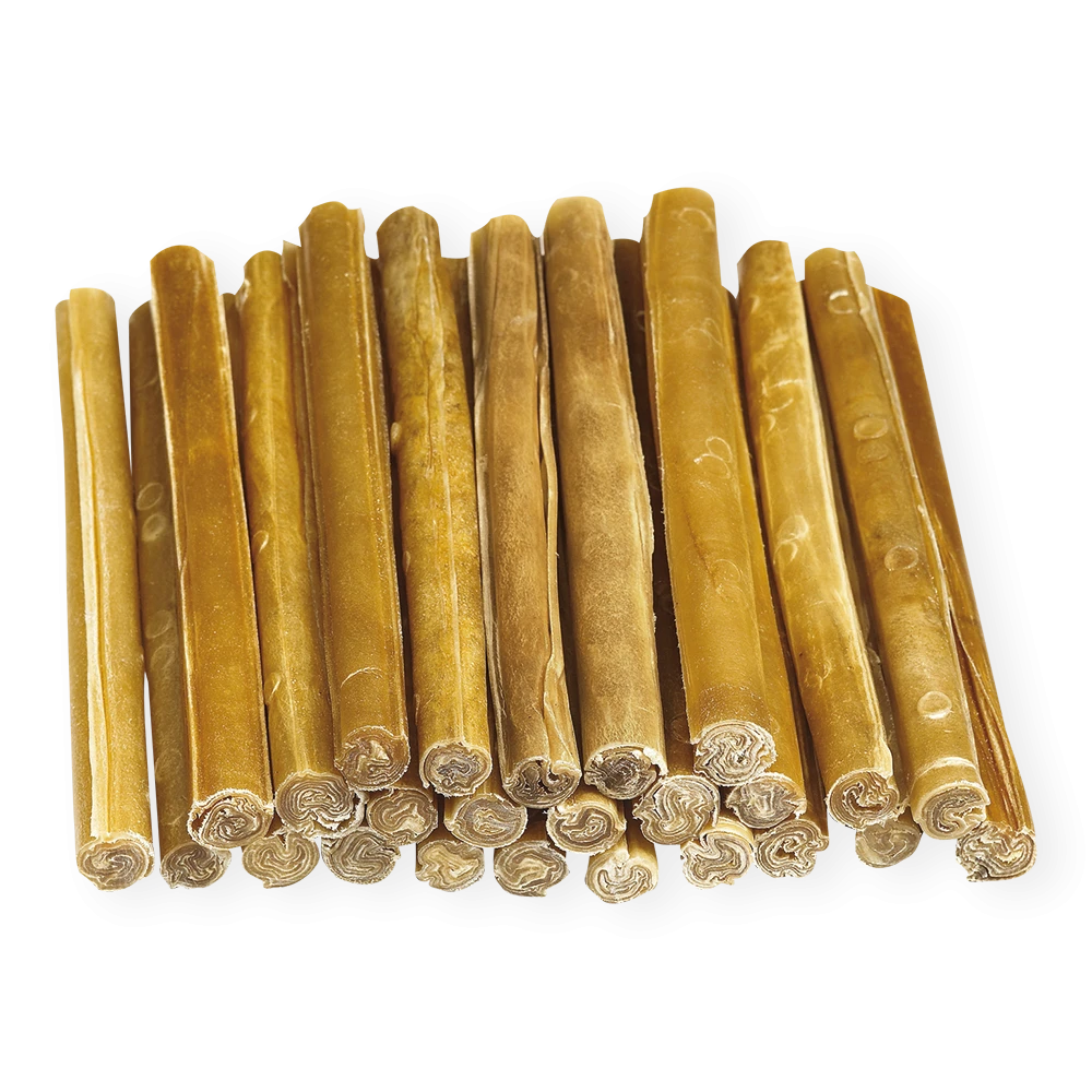 Antos Geperste Staaf 10" 20 mm - Extra Harde Kauwstaaf Runderhuid Wico Diervoeding