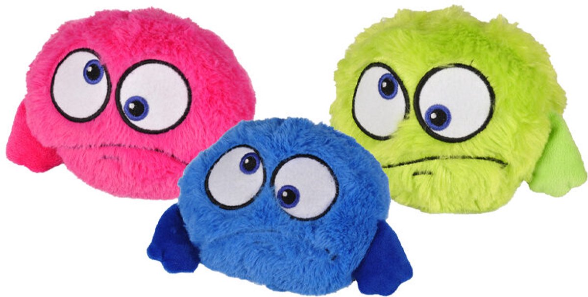 Flamingo Springende Bal met Geluid - Hondenspeelgoed - 18 cm - Blauw Wico Diervoeding