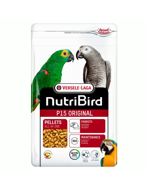 Versele-Laga NutriBird P15 Original 1kg - Compleet Papegaaienvoer versele-laga
