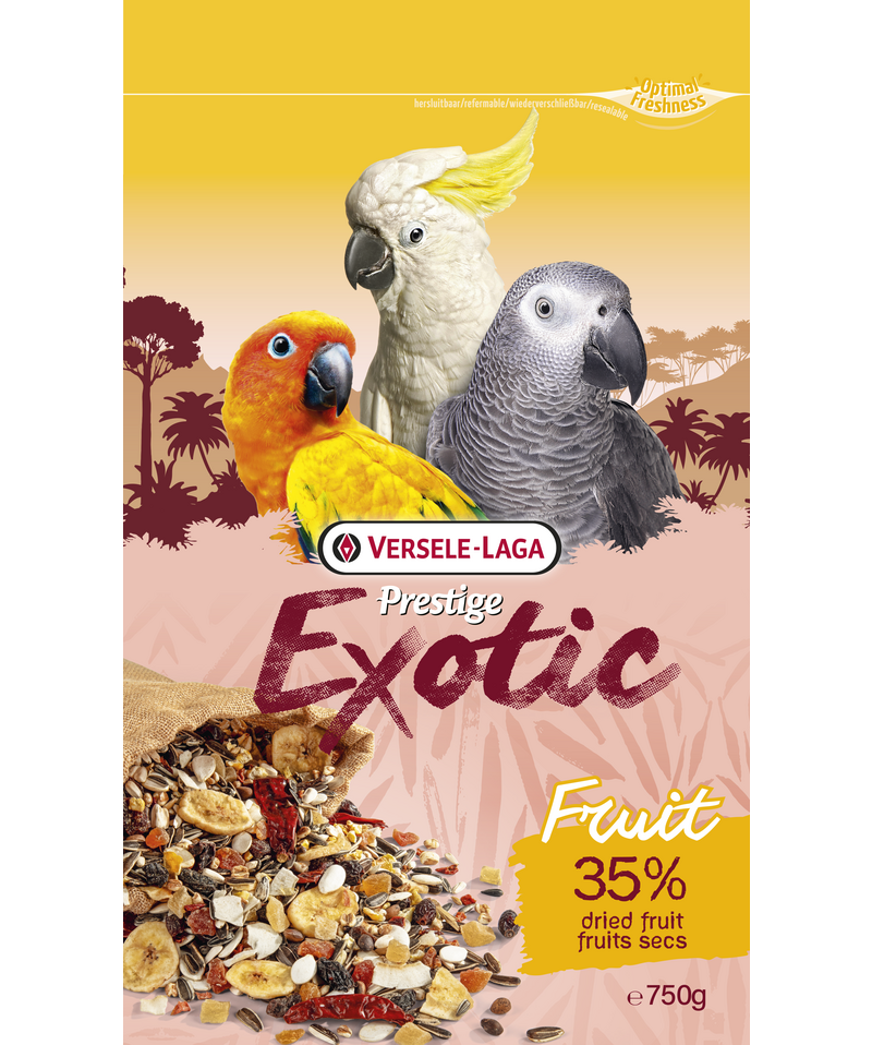 Versele-Laga Prestige Premium Exotic Fruit 750g - Luxe Vogeltraktatie versele-laga