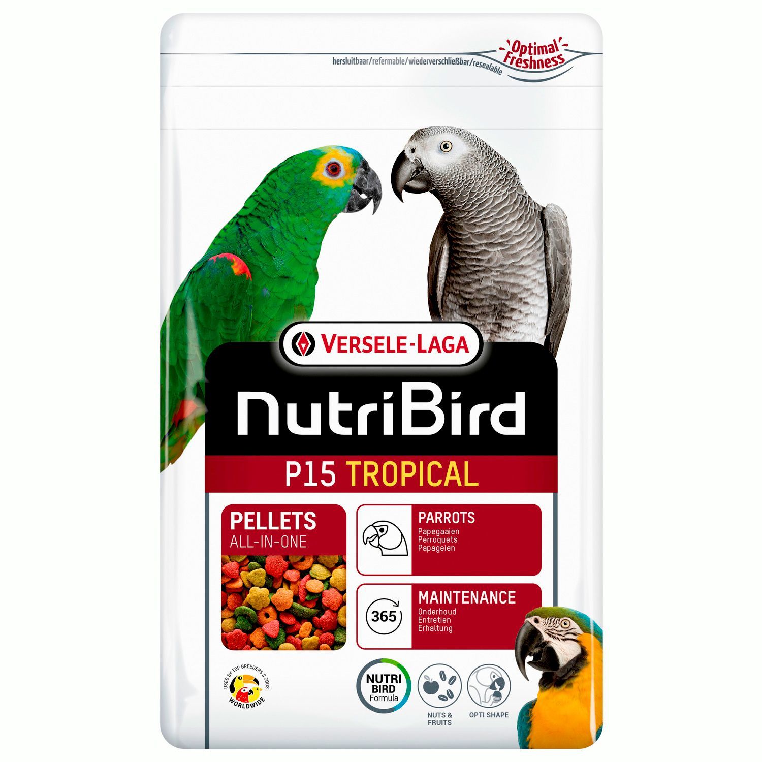 Versele-Laga NutriBird P15 Tropical - Compleet & Kleurrijk Papegaaienvoer versele-laga
