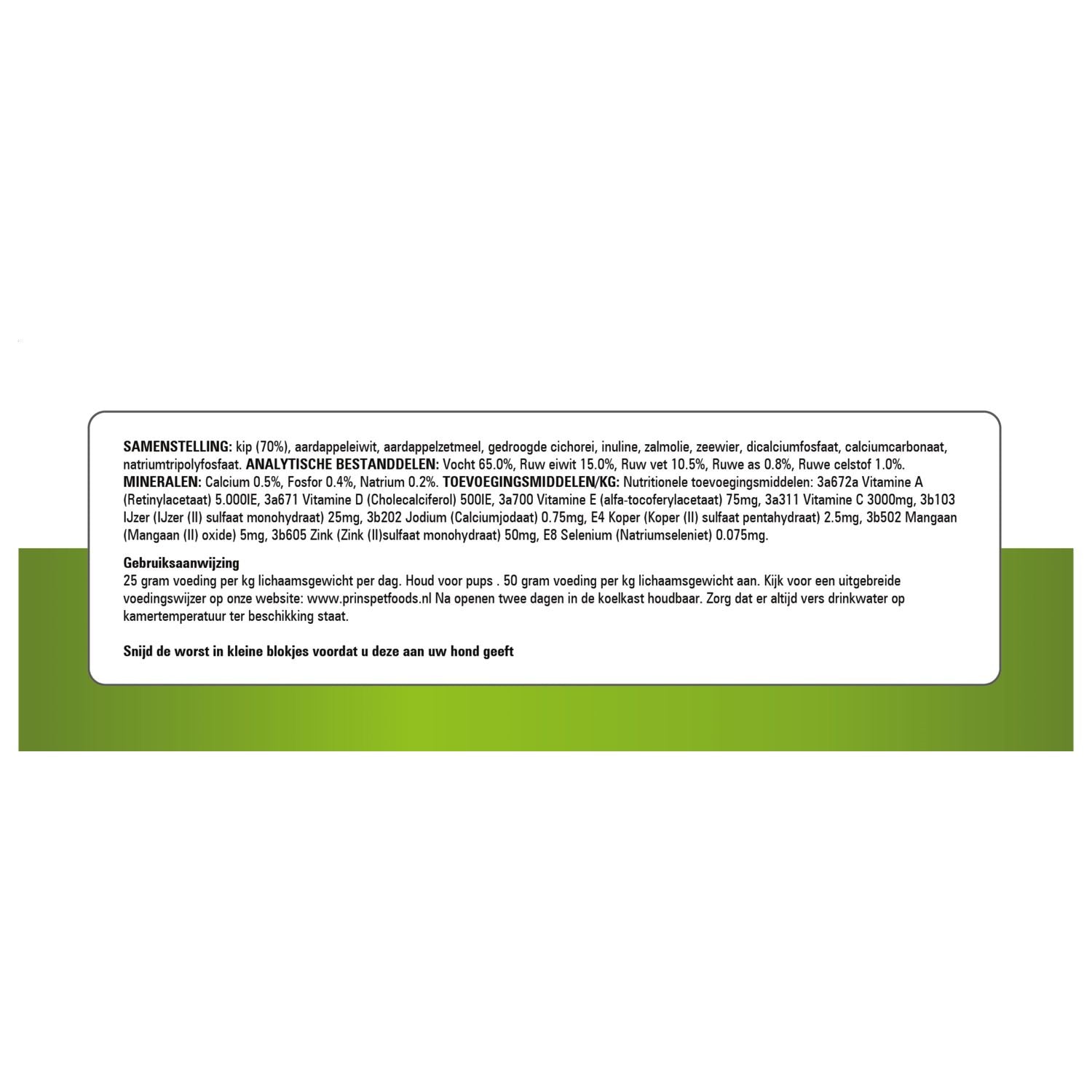 Prins Nature Care Adult 250 g - Hondenvoer - Kip Graanvrij Prins