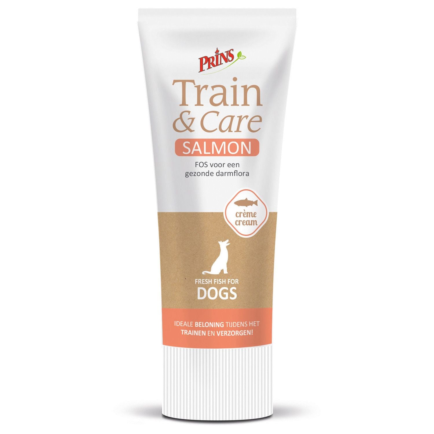 Prins Train & Care Dog Paté Zalm 75 g - Graanvrije Beloningstube Prins