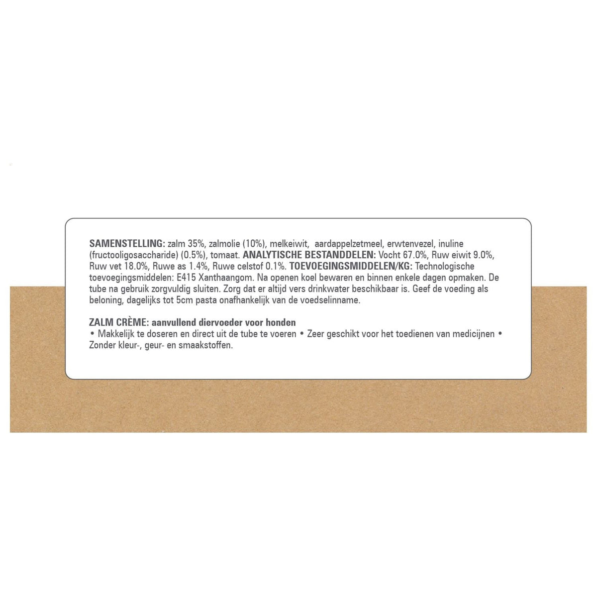 Prins Train & Care Dog Paté Zalm 75 g - Graanvrije Beloningstube Prins
