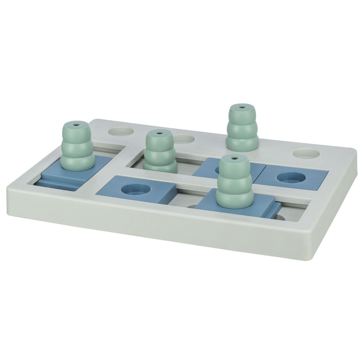Trixie Dog Activity Chess Denkspel - Hondenspeelgoed - 40x27 cm Dark Navy Wit Lichtblauw Level 2 Trixie