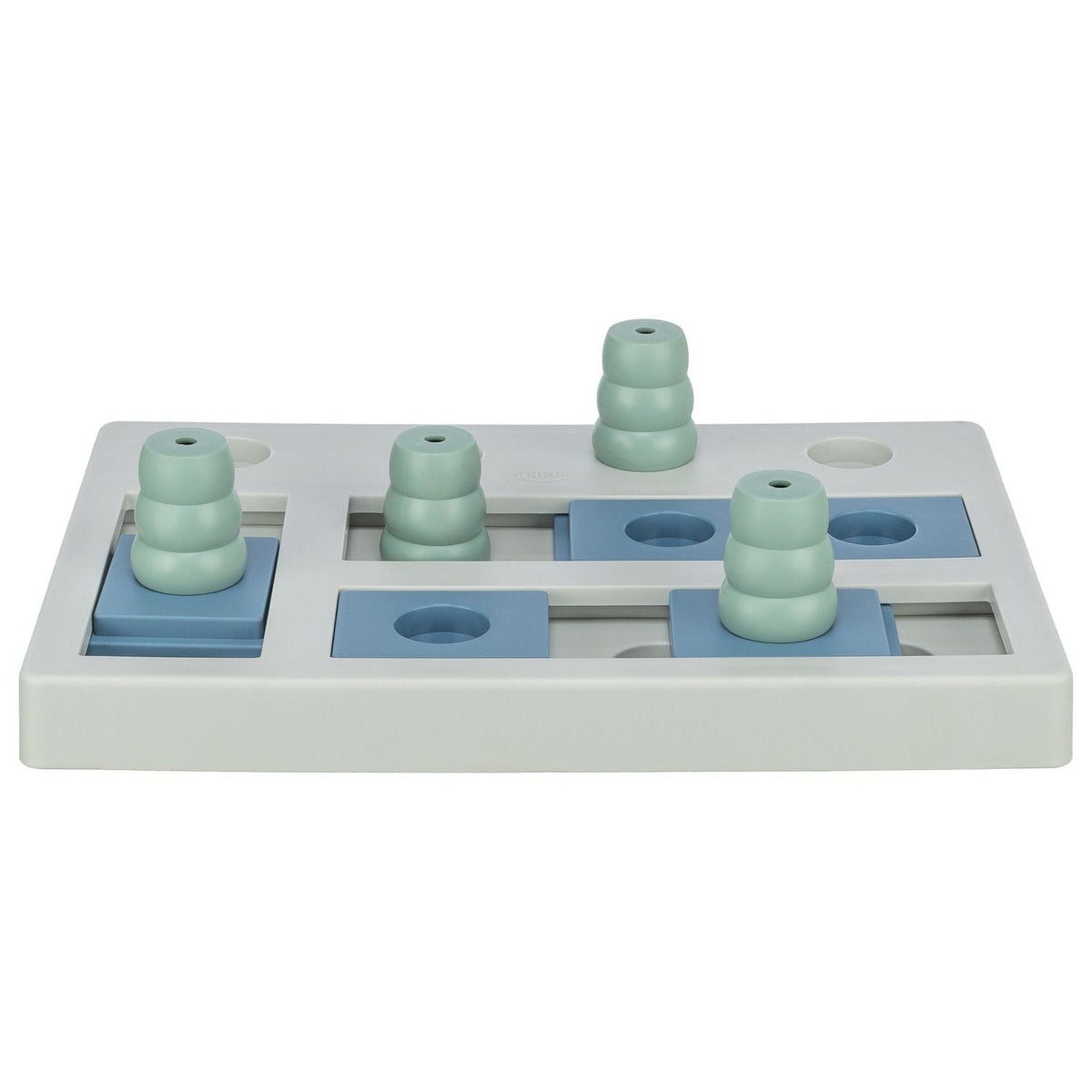 Trixie Dog Activity Chess Denkspel - Hondenspeelgoed - 40x27 cm Dark Navy Wit Lichtblauw Level 2 Trixie