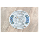 Trixie Dog Activity Slide & Feed Denkspel - Hondenspeelgoed - 30x27 cm Wit Dark Navy Level 1 Trixie
