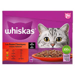 Whiskas Natvoer voor katten Classic Selectie 85 g, 12 st., Senior Classic Selectie whiskas